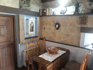 Posezení v ubytování La Casina de Abo