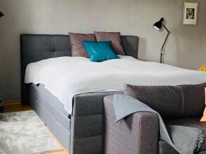 Postel nebo postele na pokoji v ubytování Villa ManJana am Wurmberg