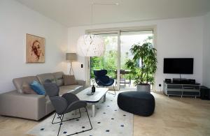 Posedenie v ubytovaní Luxus Appartement zwischen Leipzig und Cospudener See
