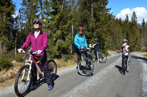 Jízda na kole v ubytování Topcamp Onsakervika - Tyrifjorden nebo okolí
