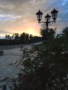 The sunrise or sunset as seen from a szállodákat or nearby