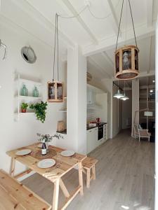 Køkken eller tekøkken på Apartamento Loft-Cambados