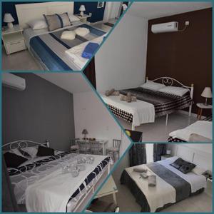 Posteľ alebo postele v izbe v ubytovaní Galotel Agnoudas near the airport