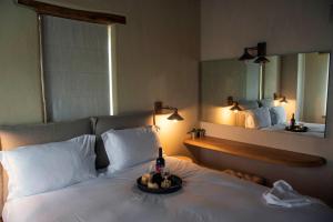 A bed or beds in a room at To Stefani tis Makrinas