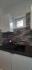 Kuchyňa alebo kuchynka v ubytovaní Apartment Lukrecija