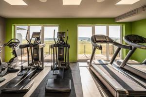 Fitness centrum a/nebo fitness zařízení v ubytování Das Weitblick Allgäu