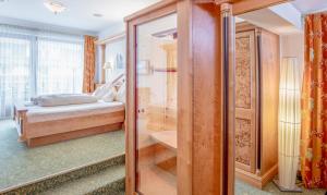 Postel nebo postele na pokoji v ubytování Der Lärchenhof