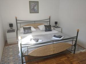 Postel nebo postele na pokoji v ubytování Veky