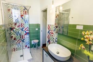 Koupelna v ubytování B&B Tiffany