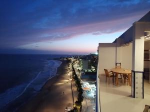 a view of the ocean from the balcony of a house at L&Z Penthouse at Sea in Villajoyosa