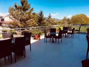 Balkón nebo terasa v ubytování Hotel Ambient - Struga