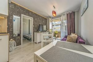 Kuchyňa alebo kuchynka v ubytovaní Apartament LUX