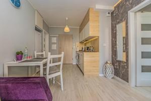 Kuchyňa alebo kuchynka v ubytovaní Apartament LUX