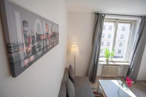 Część wypoczynkowa w obiekcie Apartment in the City Center
