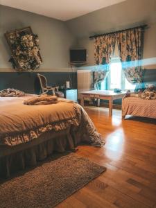 Postel nebo postele na pokoji v ubytování Hoeve Westdijk