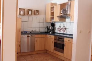 Køkken eller tekøkken på Ferienwohnung Michelle + 4 billeder