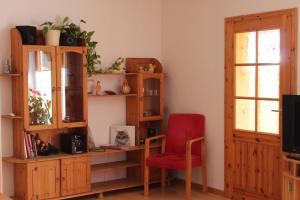 Et tv og/eller underholdning på Ferienwohnung Michelle