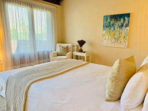 Posteľ alebo postele v izbe v ubytovaní Hotel Masia La Palma