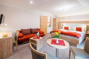 Posezení v ubytování Hotel Rabennest