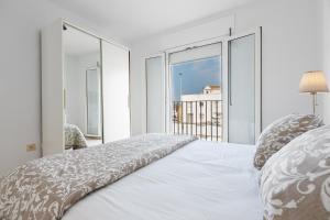 מיטה או מיטות בחדר ב-La Casa de Los Lances