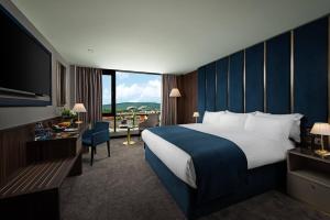 Ліжко або ліжка в номері The Savoy Hotel