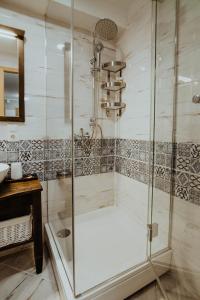 A bathroom at Lina apartamenti