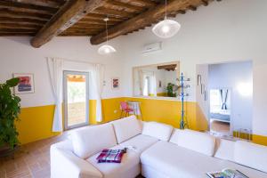 A seating area at Tenuta La Santissima