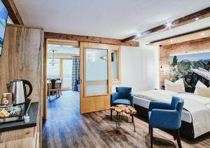 Predel za sedenje v nastanitvi Hotel Rustika