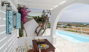 The swimming pool at or close to Phoenicia Naxos
