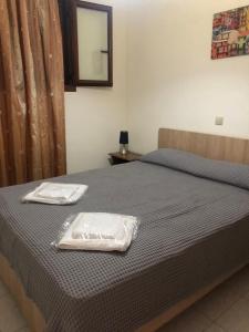 Postel nebo postele na pokoji v ubytování Savvas Apartments