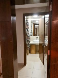 Vonios kambarys apgyvendinimo įstaigoje Apartamentos Herdade dos Salgados