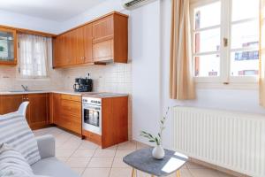 Η κουζίνα ή μικρή κουζίνα στο Naxos Almyra Apartment 19