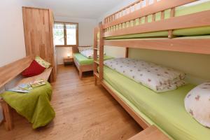 Voodi või voodid majutusasutuse Ausblickhof Geiger toas