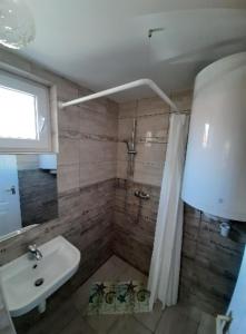 Kúpeľňa v ubytovaní Fortuna Apartmanházak
