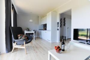 Kuchyňa alebo kuchynka v ubytovaní ANKA Apartamenty nad Morzem