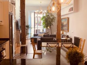 Posezení v ubytování Hostal Patria Madrid