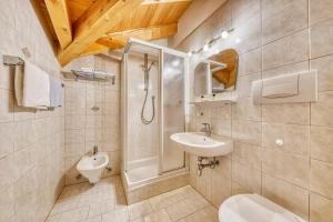 Koupelna v ubytování Hotel Stefanie