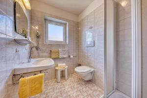 Koupelna v ubytování Hotel Stefanie