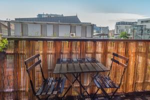 Balcon ou terrasse dans l'établissement Appartement idéal en plein centre ville proche lac