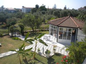 A garden outside Akropolis studios