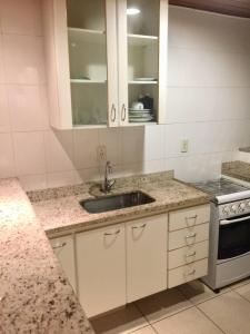 Nhà bếp/bếp nhỏ tại Apartamento confortável no Centro Histórico de Ouro Preto