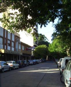 El edificio en el que está la pensión