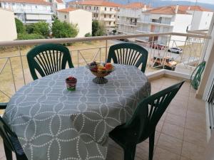 A balcony or terrace at 85 sqm Apartments New Panorama ELECTRIC CAR ΦΩΡΤΗΣΗΣ STATION
