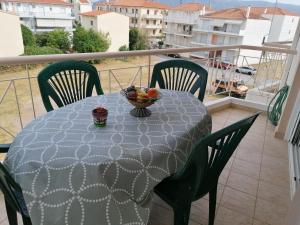 A balcony or terrace at 85 sqm Apartments New Panorama ELECTRIC CAR ΦΩΡΤΗΣΗΣ STATION