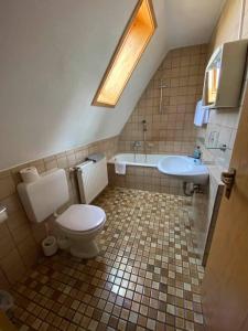 Koupelna v ubytování Hotel-Gasthof "Alter Ritter"
