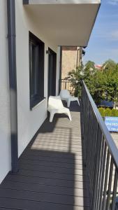 Balkón nebo terasa v ubytování Daniel’s Apartament