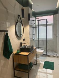 Bilik mandi di Apartament BellaPola Loft