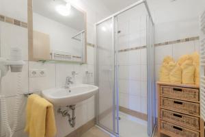 Kúpeľňa v ubytovaní Alpenjuwel Appartements
