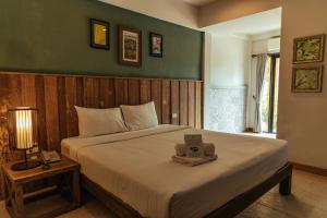 Krevet ili kreveti u jedinici u objektu Hotel Toscana Trat