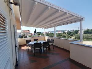 Balkón nebo terasa v ubytování Apartments Markota